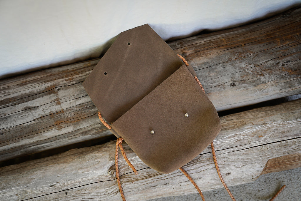 Filly Bag ~ Taupe Suede