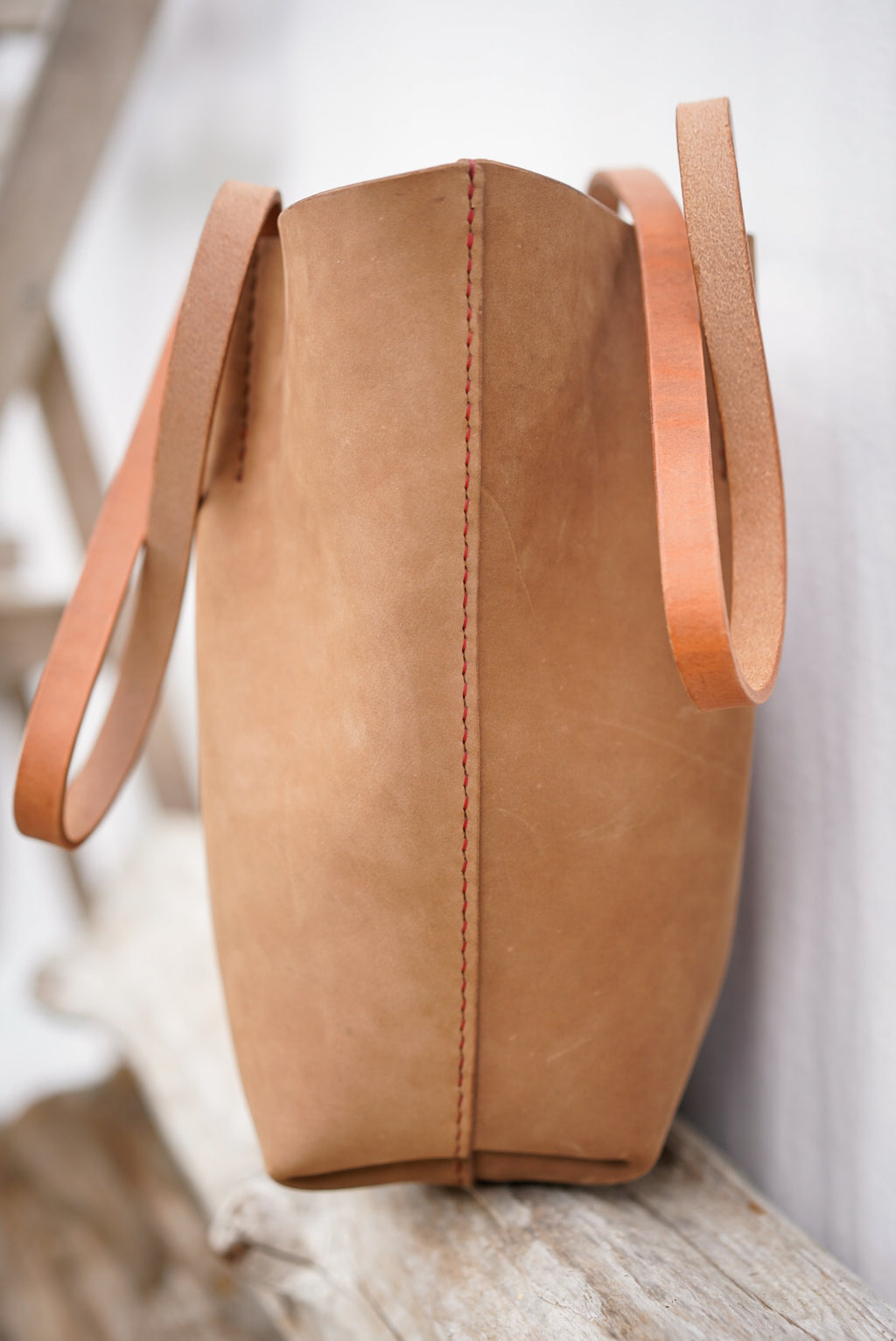 Close Friends Tote ~ Sm Nubuck Tan